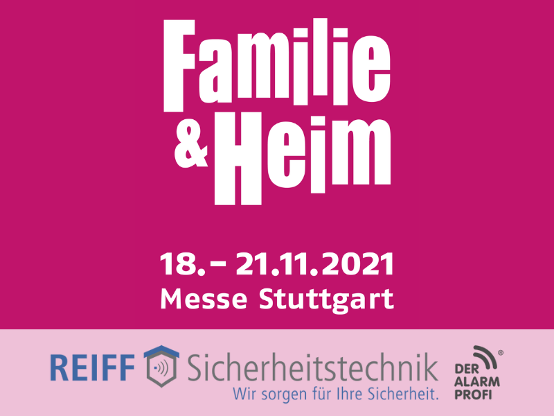 Besuchen Sie uns auf der Familie & Heim Messe in Stuttgart