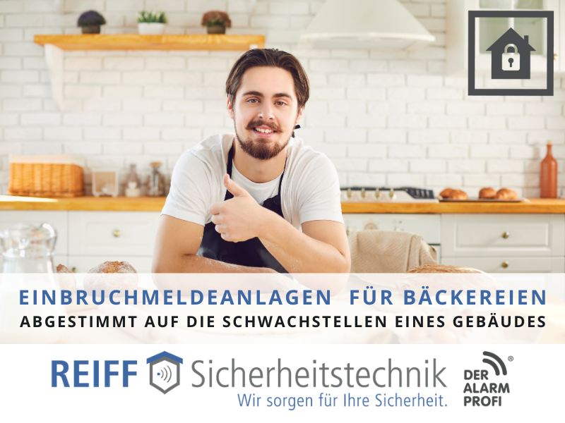 Einbruchmeldeanlagen für Bäckereien