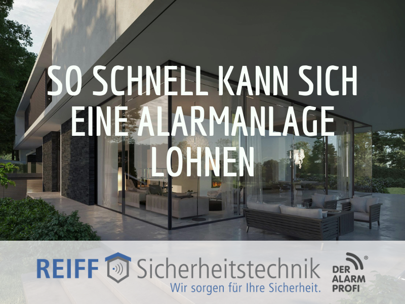 Alarm ausgelöst - Einbrecher vertrieben