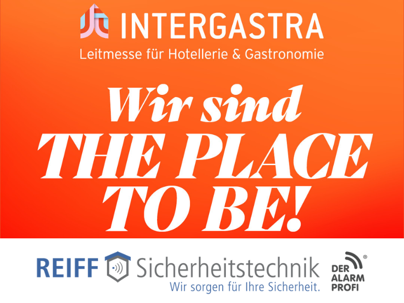 Besuchen Sie uns auf der Intergastra in Stuttgart