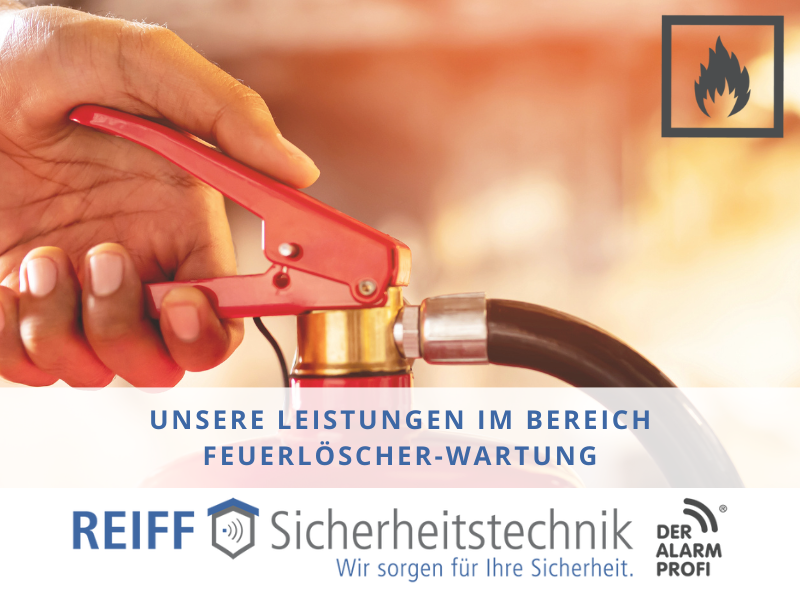 Unsere Leistungen im Bereich der Feuerlöscher-Wartung